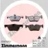 Задні тормозні (гальмівні) колодки Otto Zimmermann GmbH 253079751 (фото 1)