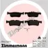 Задние тормозные колодки otto zimmermann gmbh 258411401