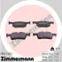 Задні тормозні (гальмівні) колодки Otto Zimmermann GmbH 258411601 (фото 1)