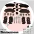 Задні тормозні (гальмівні) колодки Otto Zimmermann GmbH 259872002 (фото 1)
