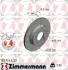 Задний тормозной диск otto zimmermann gmbh 100.1244.20