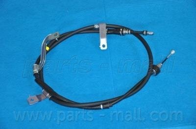 Трос ручного тормаза правый parts mall PTA873 на Хендай Элантра md