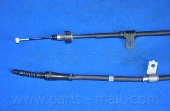 Трос ручного тормоза правый parts mall PTA146