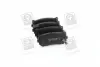 Задние тормозные колодки PARTS MALL PKB008