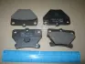 Задні тормозні (гальмівні) колодки PARTS MALL PKF011 (фото 1)