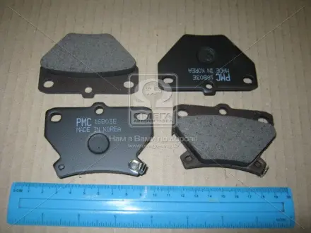 Задні тормозні (гальмівні) колодки PARTS MALL PKF011