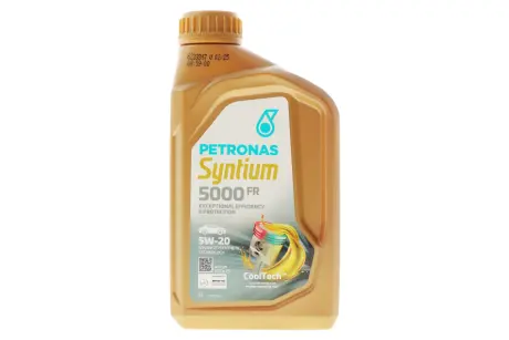 Олива моторна SYNTIUM 5000 FR 5W-20 SN (1L) PETRONAS LUBRICANTS 70265E18EU