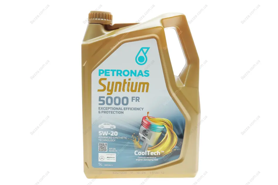 Олива моторна SYNTIUM 5000 FR 5W-20 SN (5L) PETRONAS LUBRICANTS 70265M12EU