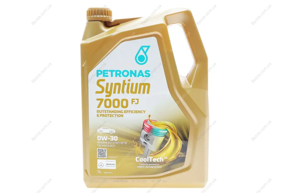 Олива моторна SYNTIUM 7000 FJ 0W-30 SN (5L) PETRONAS LUBRICANTS 70670M12EU