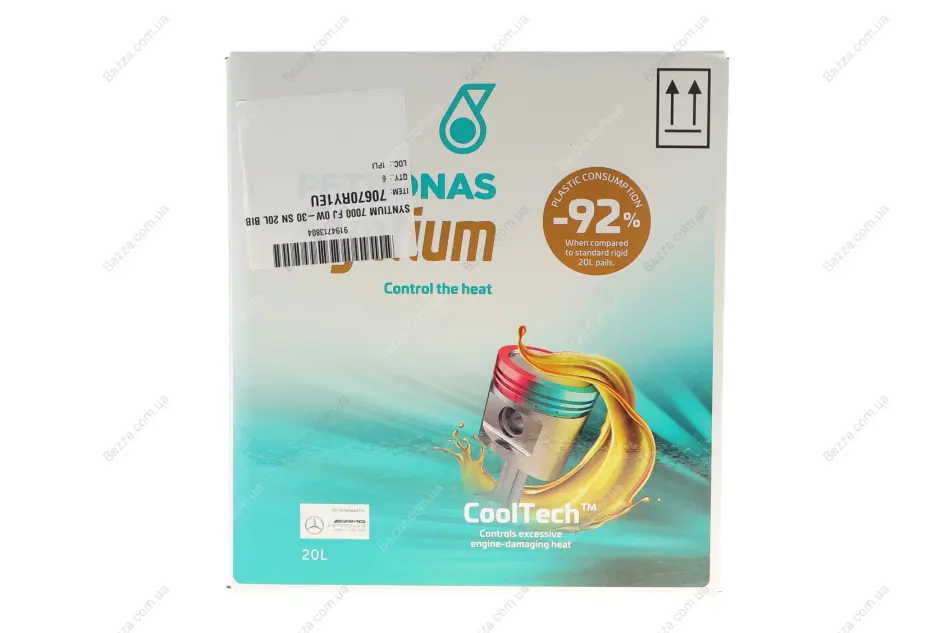 Олива моторна SYNTIUM 7000 FJ 0W-30 SN (20L) PETRONAS LUBRICANTS 70670RY1EU
