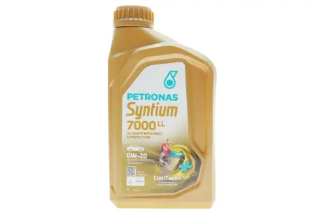 Олива моторна SYNTIUM 7000 LL 0W-20 SP (1L) PETRONAS LUBRICANTS 70719E18EU