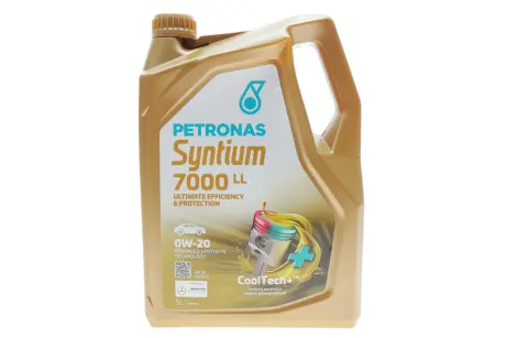 Олива моторна SYNTIUM 7000 LL 0W-20 SP (5L) PETRONAS LUBRICANTS 70719M12EU