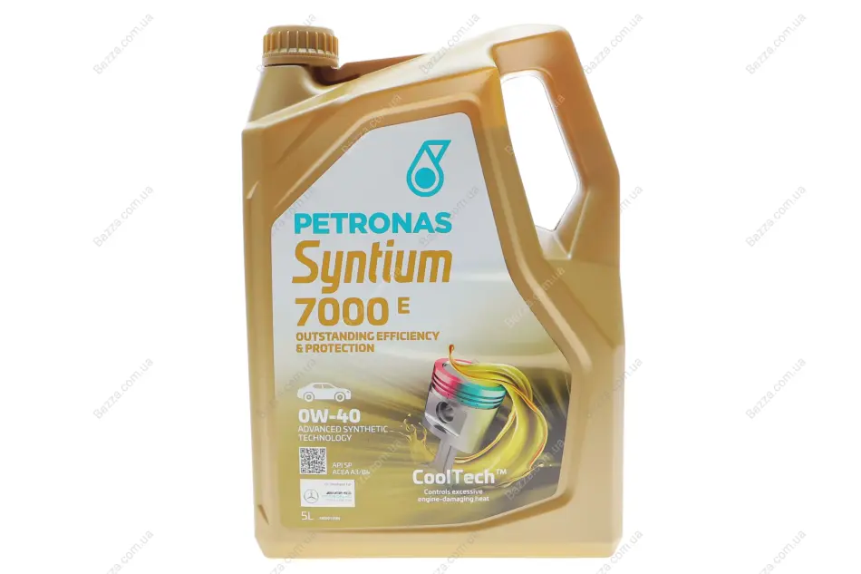 Олива моторна SYNTIUM 7000 E 0W-40 SP (5L) PETRONAS LUBRICANTS 70722M12EU