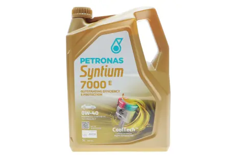 Олива моторна SYNTIUM 7000 E 0W-40 SP (5L) PETRONAS LUBRICANTS 70722M12EU
