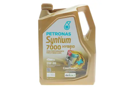 Олива моторна SYNTIUM 7000 HYBRID 0W-20 SP (5L) PETRONAS LUBRICANTS 70803M12EU