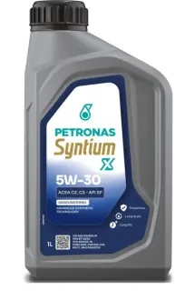 Олива моторна SYNTIUM X 5W-30 C2,C3 (1L) PETRONAS LUBRICANTS 70982E18EU