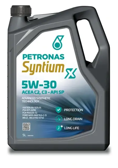 Олива моторна SYNTIUM X 5W-30 C2,C3 (5L) PETRONAS LUBRICANTS 70982M12EU
