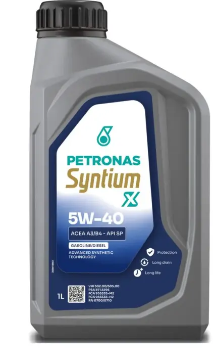 Олива моторна SYNTIUM X 5W-40 A3/B4 (1L) PETRONAS LUBRICANTS 70983E18EU