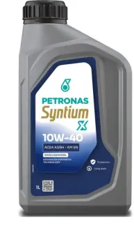 Олива моторна SYNTIUM X 10W-40 A3/B4 (1L) PETRONAS LUBRICANTS 70984E18EU