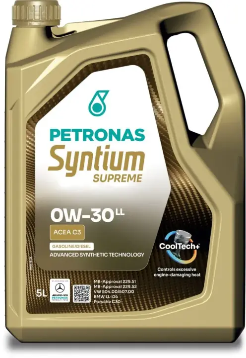 Олива моторна SYNTIUM SUPREME LL 0W-30 (5L) PETRONAS LUBRICANTS 71226M12EU