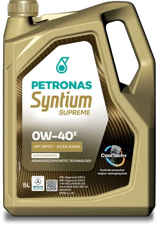 Олива моторна SYNTIUM SUPREME E 0W-40 (5L) PETRONAS LUBRICANTS 71227M12EU