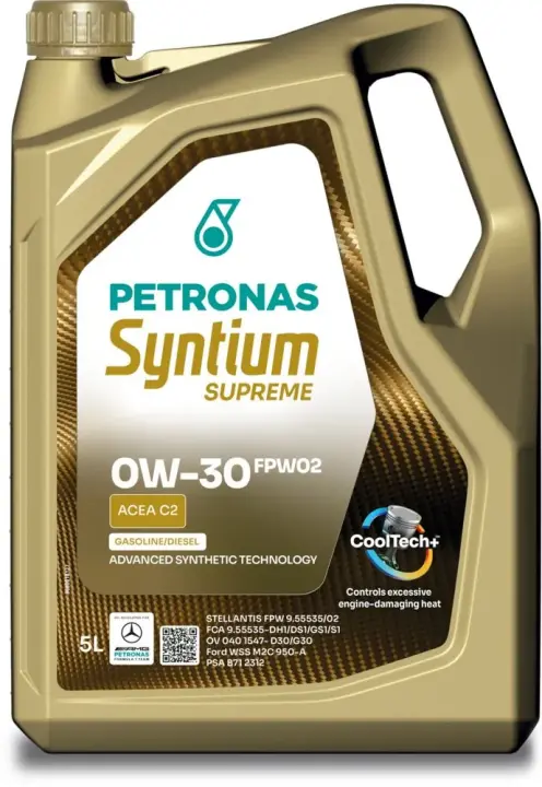 Олива моторна SUPREME FPW02 0W-30 (5L) PETRONAS LUBRICANTS 71231M12EU