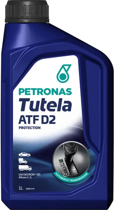 Олива трансмісійна TUTELA ATF D2 (1L) PETRONAS LUBRICANTS 76118E15EU