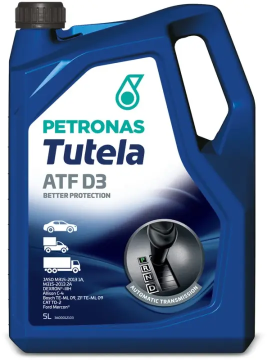 Олива трансмісійна TUTELA ATF D3 (5L) PETRONAS LUBRICANTS 76127M12EU