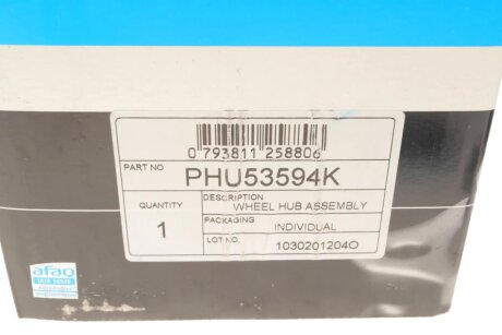 Подшипник ступицы pfi PHU53594K