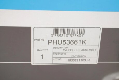 Подшипник ступицы pfi PHU53661K