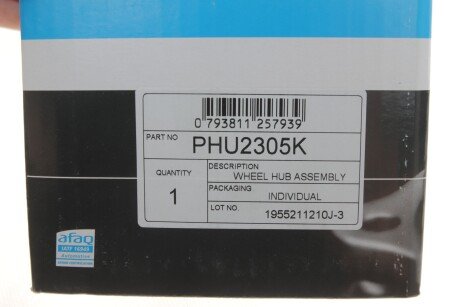 Подшипник ступицы pfi PHU2305K