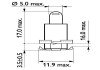 BAX 8,5d/2 Yellow 24V 1,2W B8,5d/2 philips 24029CP