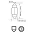 Автолампа 15W philips 12850CP
