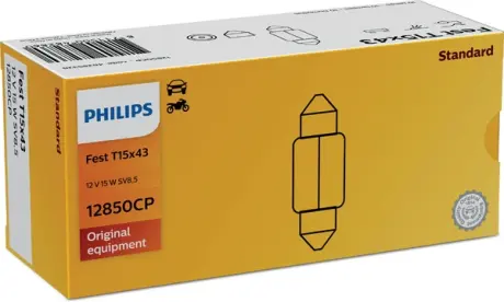 Автолампа 15W philips 12850CP Ситроен Джампер