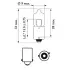 Автолампа 6W philips 12036CP