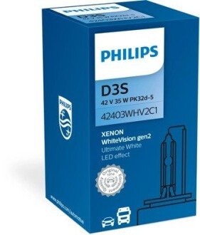 Автолампа ксенонова philips 42403WHV2C1 на Ауди А8