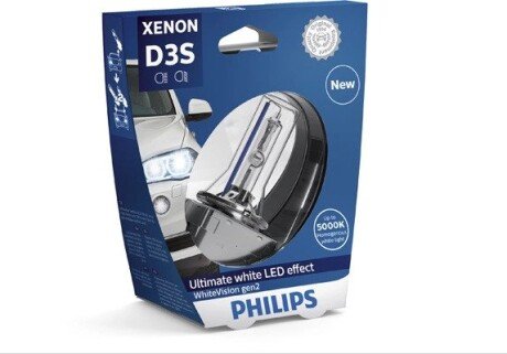 Автолампа ксенонова philips 42403WHV2S1 на Шкода Суперб 2