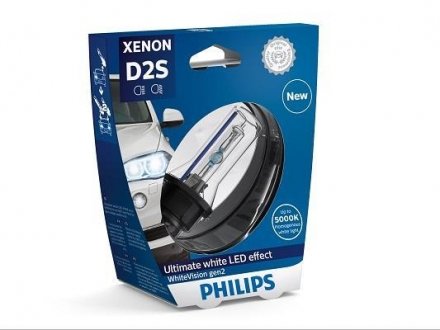 Автолампа ксенонова philips 85122 WHV2 S1