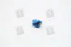 Автолампа 12V 2W BAX8,3S/1,5 BLUE Philips 12602CP (фото 4)