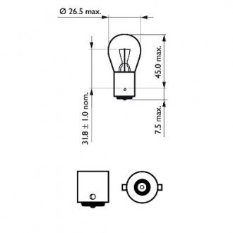 Автомобiльна лампа philips 49078073