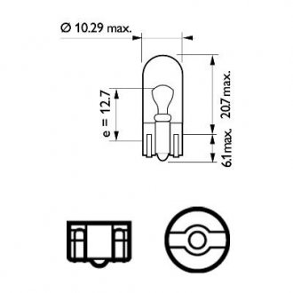 Автомобiльна лампа philips 49090273