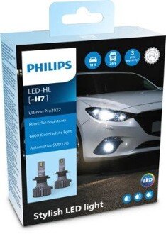 Комплект світлодіодних автоламп philips 11972U3022X2