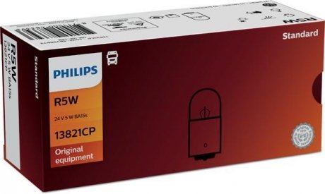 Лампа 24V R5W24V 5W BA15s philips 13821CP на Hyundai Sonata 3