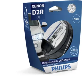 Лампа ксеноновая D2R 85V 35W P32d-3 WhiteVision gen2 5000K (пр-во) philips 85126WHV2S1