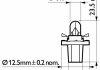 Лампа накаливания BAX B8,5d Beige 12V 1.5W (пр-во) philips 12637CP