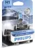 Лампа накаливания H1 WhiteVision ultra 12V 55W P14,5s (+60) (3700K) blister (пр-во) Philips 12258WVUB1 (фото 1)