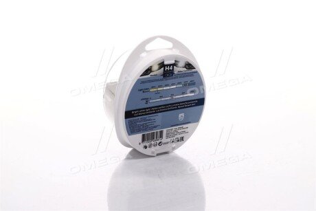 Лампа накаливания H4 12V 60/55W P43t-38 Cristal Vision + 2x W5W 4300K philips 12342CVS2