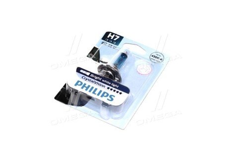 Лампа накаливания H7 12V 55W PX26d Cristal Vision 1шт blister 4300K philips 12972CVB1 на Мерседес M-Class w166