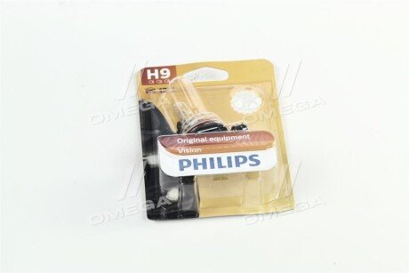 Лампа накаливания H9 12V 65W PGJ19-5 STANDARD (blister 1шт) philips 12361B1