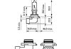 Лампа накаливания HB3 12V 50W P20d Vision +30 1шт blister philips 9005PRB1